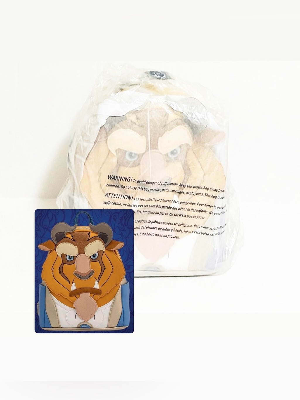 Loungefly Disney Beast Funkon 2021 Exclusive Mini Backpack